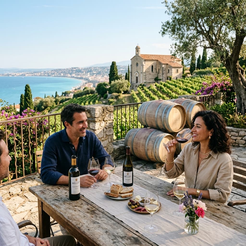Wine tasting dans un domaine niçois