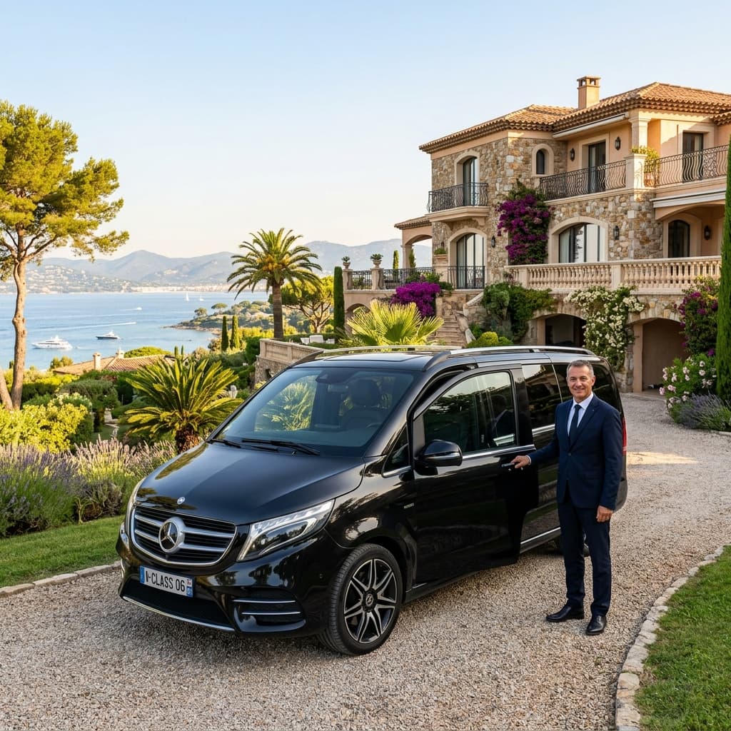 Intérieur Mercedes — confort premium pour votre transfert