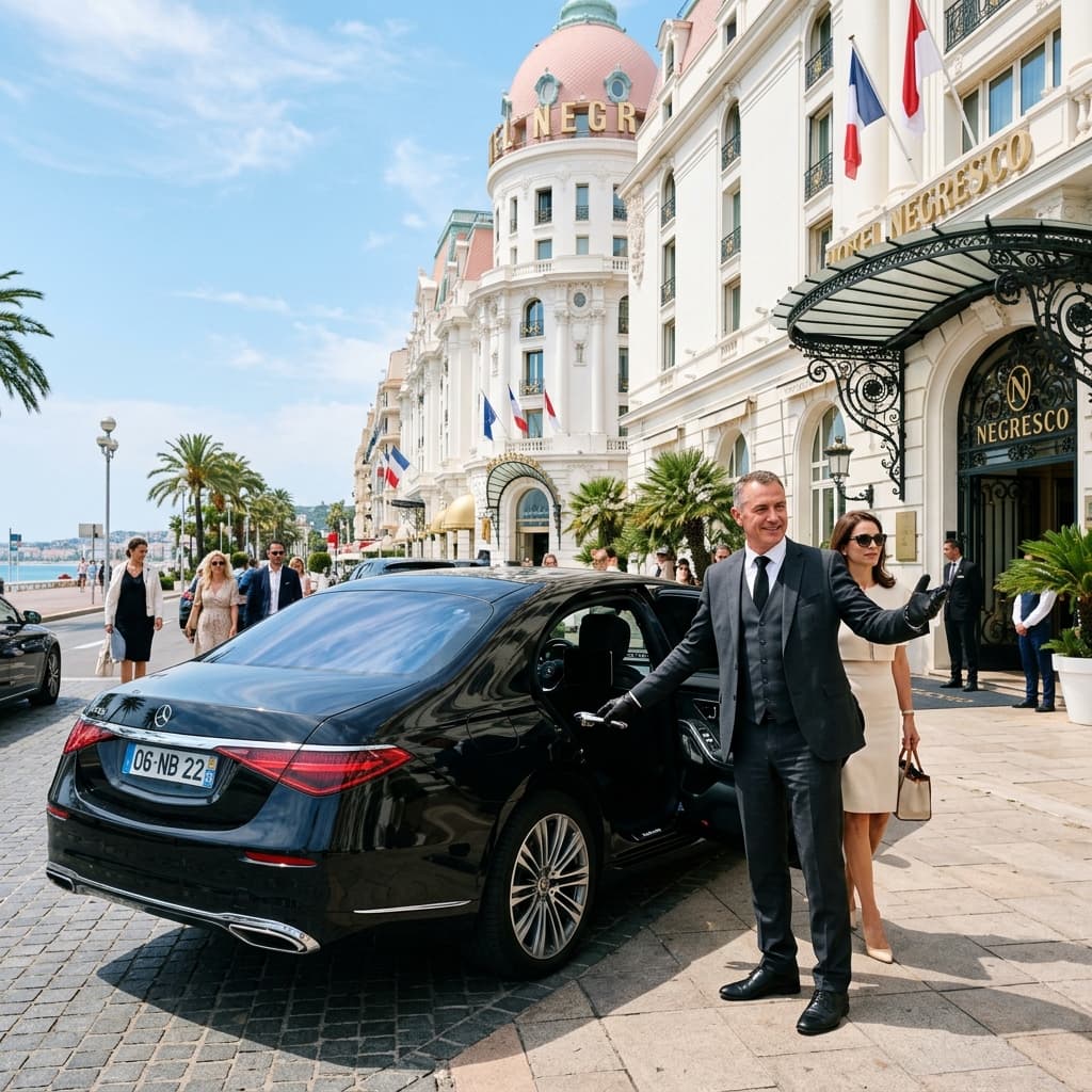 Prise en charge avec chauffeur privé