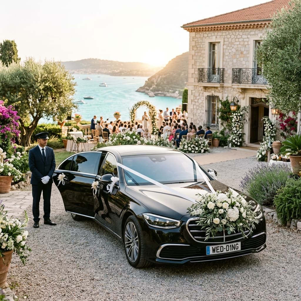 Chauffeur Mariage Nice — Voiture de Prestige Côte d'Azur